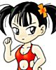 水着姿の女武闘家 23KB