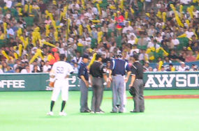 現場では何で中断してたかわからなかったよ