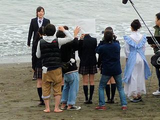 何かの撮影中
